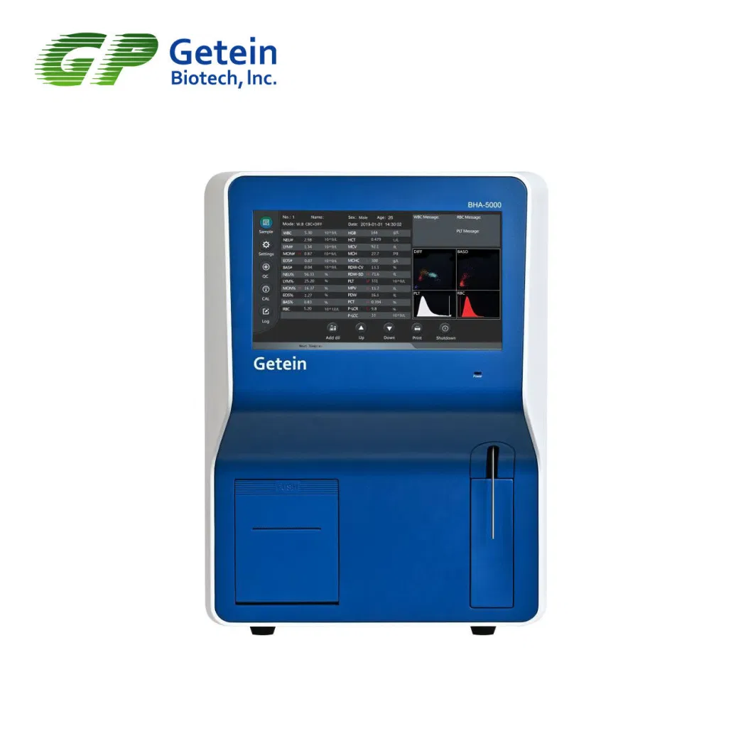 Getein BHA 5000 5 Diff Hematology Analyzer Laboratory