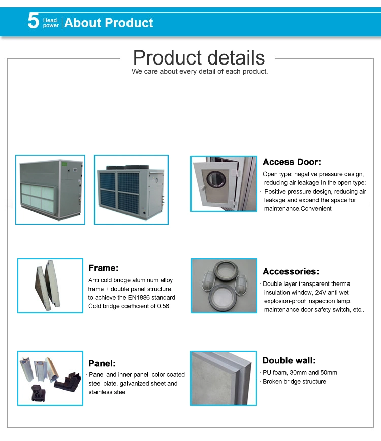 85kw Chinese Medical Low Temperature Central Split Air Conditioner