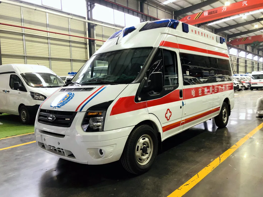 ICU-Type Gasoline Ford Transit Ambulance for Transportation Patient