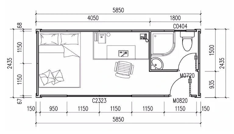 Use 20FT Modular House as Hospital