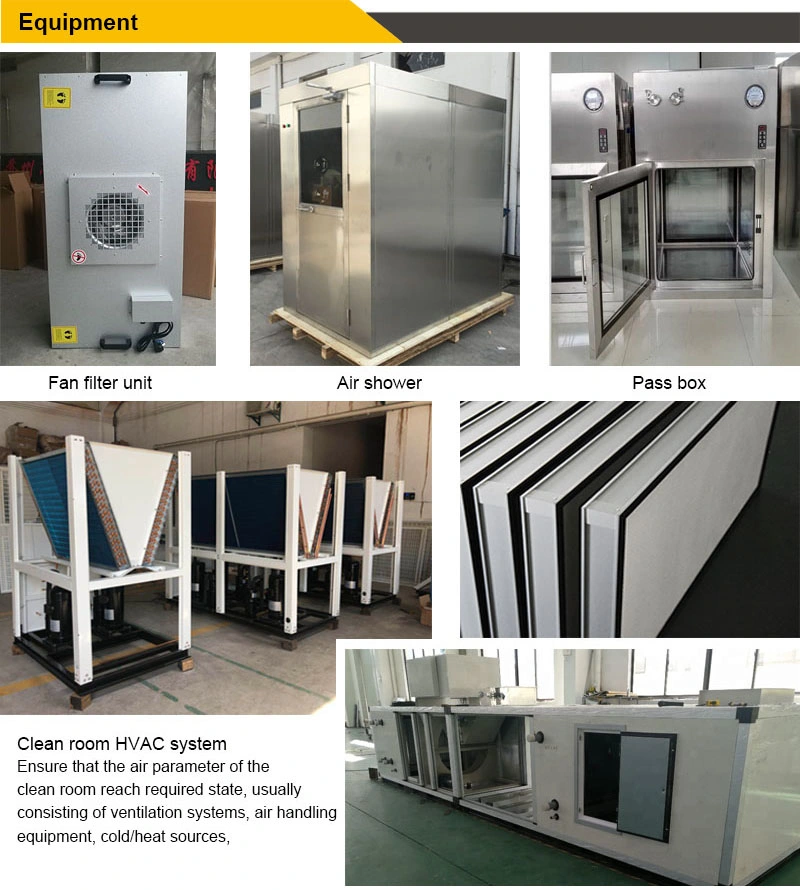 Customized Portable Mobile Soft Curtain/Sandwich Panel Clean Room