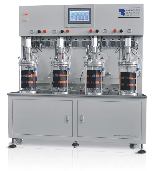 20L ガラス製発酵槽 安全かつ高度な制御システムを備えた組織工学における微生物学実験用バイオリアクター